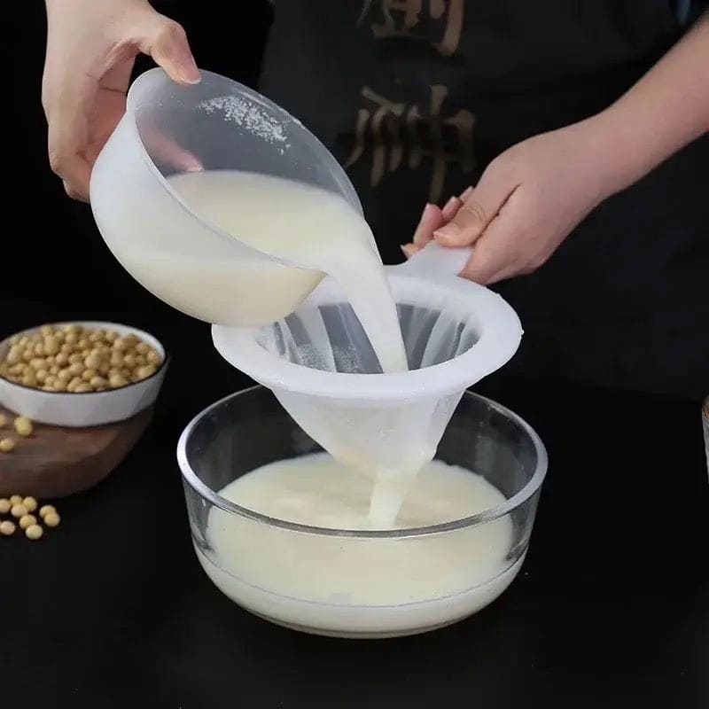 Nylon Mesh Filter, Kitchen Soybean Milk Filter, Fine Mesh Strainer, Kitchen Nylon Cheesecloths, Yogurt Mesh Sieve Filter Strainer Net, Reusable Ultra Fine Filter, Multifunctional Colander with Handle Nylon Mesh Filter, Kitchen Soybean Milk Filter, Fine Mesh Strainer, Kitchen Nylon Cheesecloths, Yogurt Mesh Sieve Filter Strainer Net, Reusable Ultra Fine Filter, Multifunctional Colander with Handle